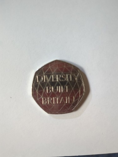 Diversity built britain 50p - diversity,