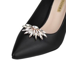 Diamante Butterfly Shoe Clips