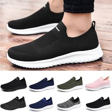 Mens Womens Slip On Wide Fit