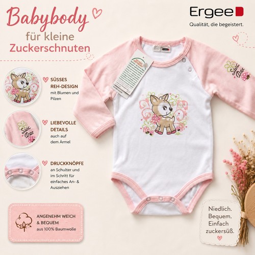 Girls bodysuit with - , pink