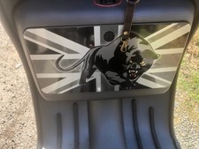 Scomadi Glove tool Box Sticker Wrap Decal BLACK/GREY/SILVER UNION JACK PANTHER