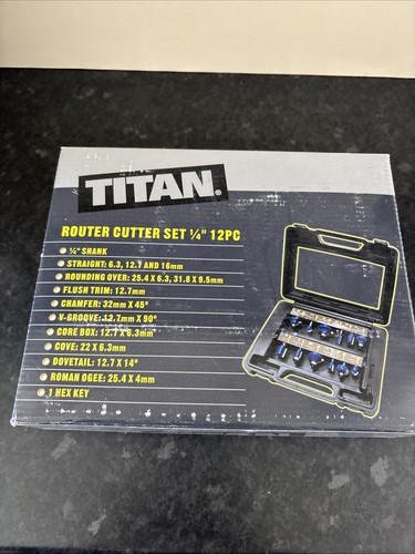 Titan shank router - titan, bits