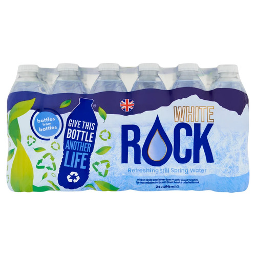 White rock spring water - white,