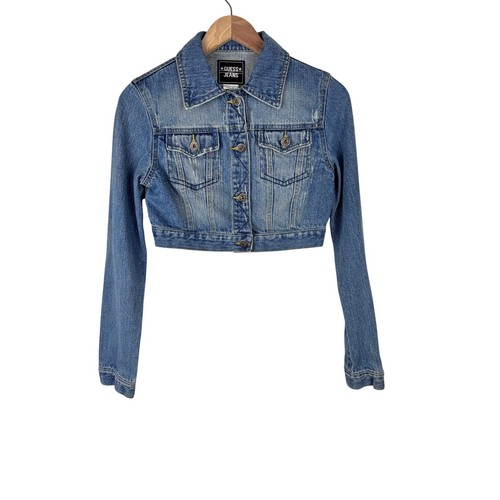 Vtg guess jeans cropped denim - guess,