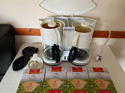 Filtered double coffee machine - filtered,