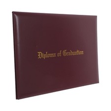 Imprinted diploma cover - cover, book