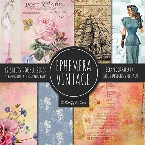 Ephemera vintage scrapbook - vintage,