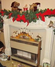 Vintage hand moulded fire surround