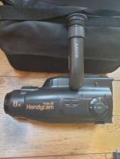 SONY Video 8 Handycam CCD FX207E 8mm Video8 Camcorder Tested Working with Case