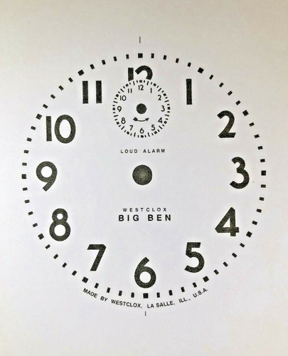 Westclox big ben alarm - alarm, clock