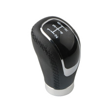 Black line leather manual car - black,