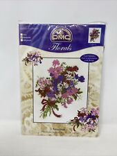 DMC Florals Counted Cross Stitch Kit Sweetpeas (BK510) 20 X25cm Moderate Level