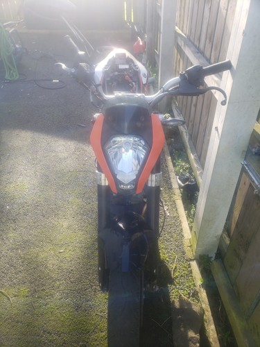 Ktm duke 125 breaking rear - duke,