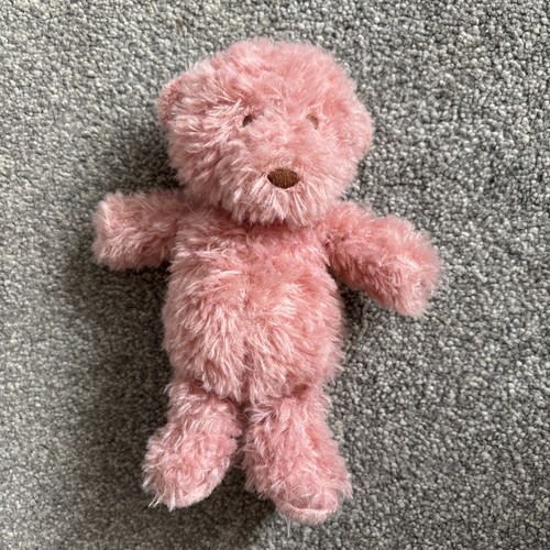 George small pink teddy bear - george,
