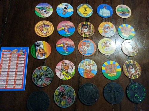 Pogs small mixed lot - pogs,