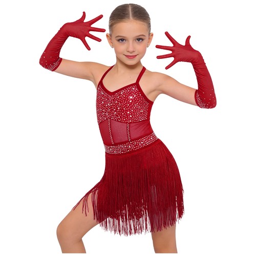 Kids girls latin dance outfit - kids,