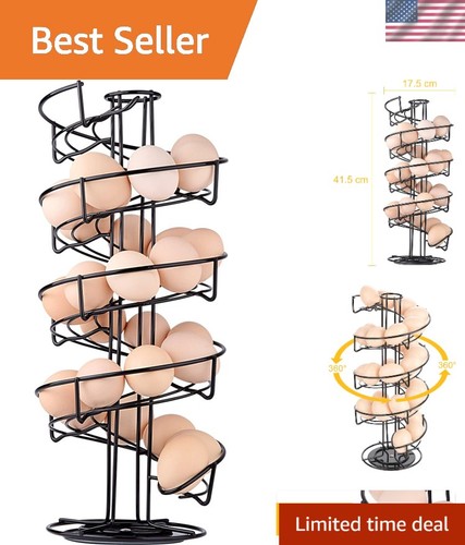 Spiral egg holder storage for - egg,