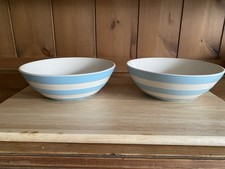 2 Cornishware Baby Blue