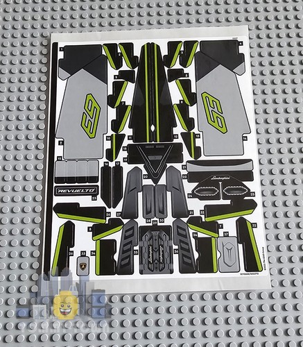 Lego technic sticker sheet - lego,