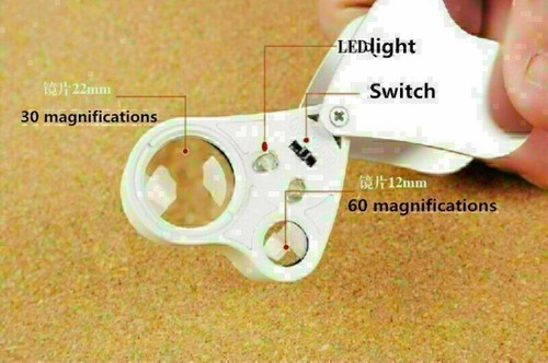 30x 60x jeweler loupe dual - 60x,