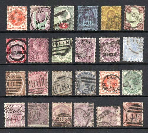 Queen victoria various used - gb,