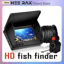 Fish Finder LCD 4.3 Inch Display Underwater 220° Fishing Camera 15m & 30m Pro