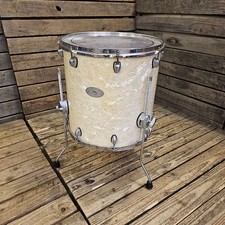Floor Tom Drum 16" Premier Artist Birch, White Marine Pearl USED! RKWMP041026