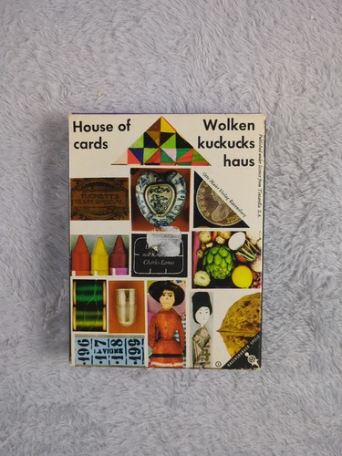 Vintage house cards german - of,