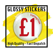 Custom Logo Printed Personalised Round Stickers Labels Glossy Postage Business