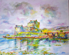 Original landscape oil - original,
