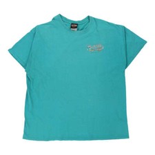 Nashville, TN Harley Davidson Graphic T-Shirt - XL Blue Cotton