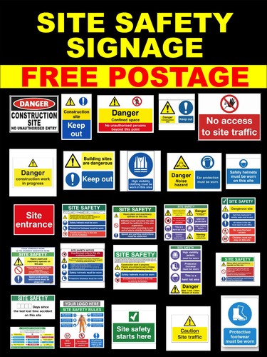 Site safety signage building - signage,,