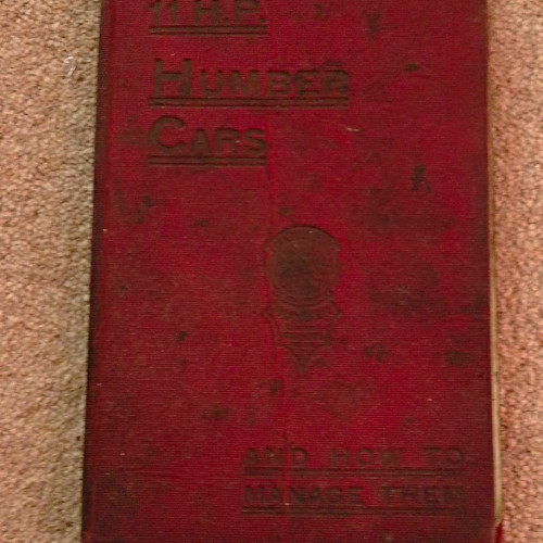 Humber cars handbook - , manual