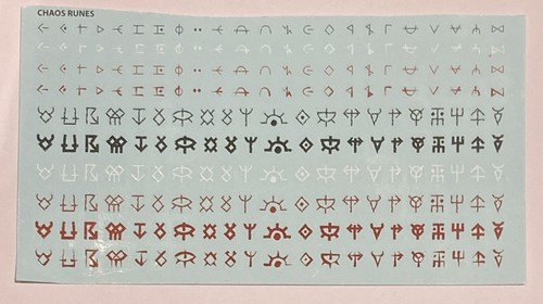 Chaos knights - knights, runes