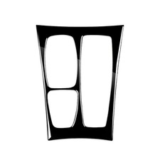 Decorative gear panel sticker - gear,
