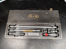 Moore and Wright  internal Inside Micrometer gauge boring bar setup