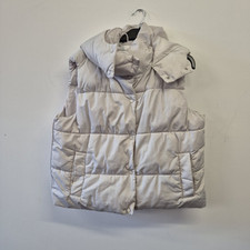 Ladies Jacket Size 12 14 Primark Puffer Gilet Stone Casual Day