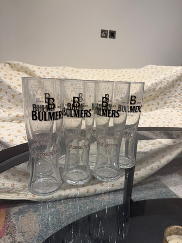 Bulmers branded pint glasses - bulmers,