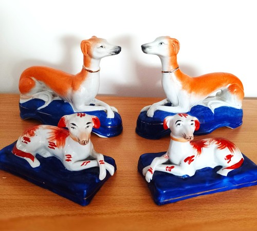 Victorian staffordshire dog - staffordshire,