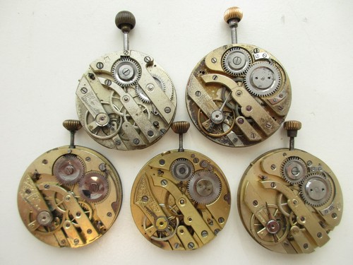 Pocket vintage watch movements