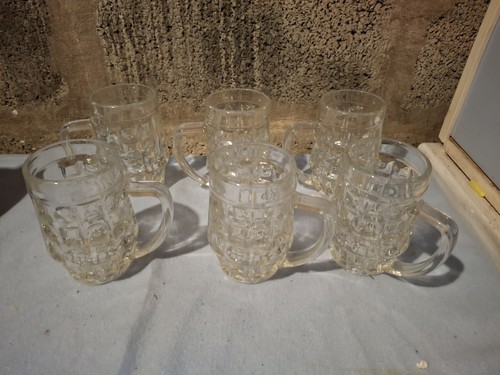 Six vintage dimple - , half