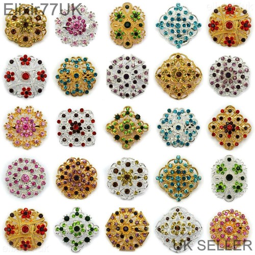 Silver gold crystal - 6-48,