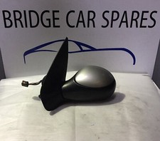 PEUGEOT 206.  2004. Passenger side.  Wing mirror.  SILVER.  018015   #9