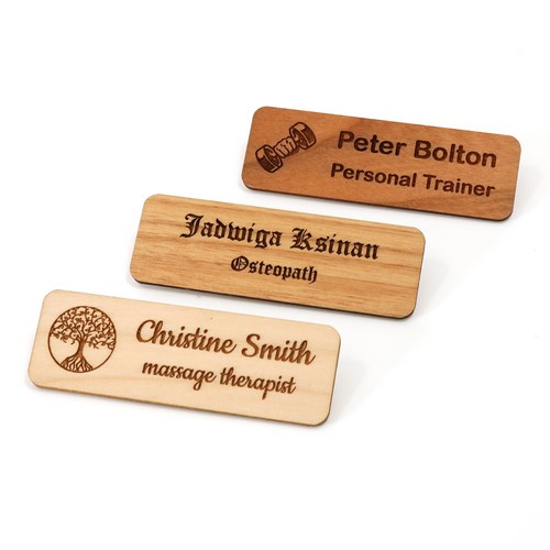 Personalised wooden eco name - wooden,