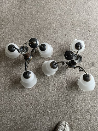 Retro style ceiling - ceiling, lights