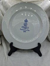 Coronation ware plate 1902 - plate,