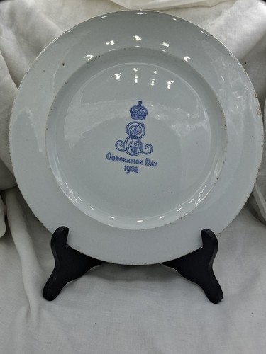 Coronation ware plate 1902 - plate,