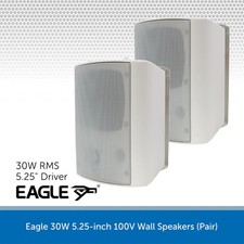 2x 30W Wall Mount Speakers 5"