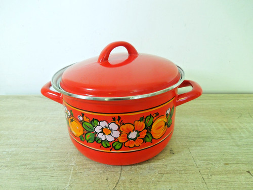 Vintage 70s floral - vintage, apple