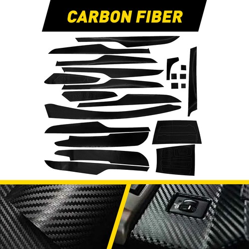 Carbon fiber sticker - carbon, for